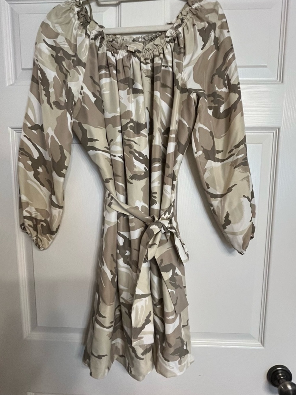 MICHAEL Michael Kors Beige Camouflage Dress